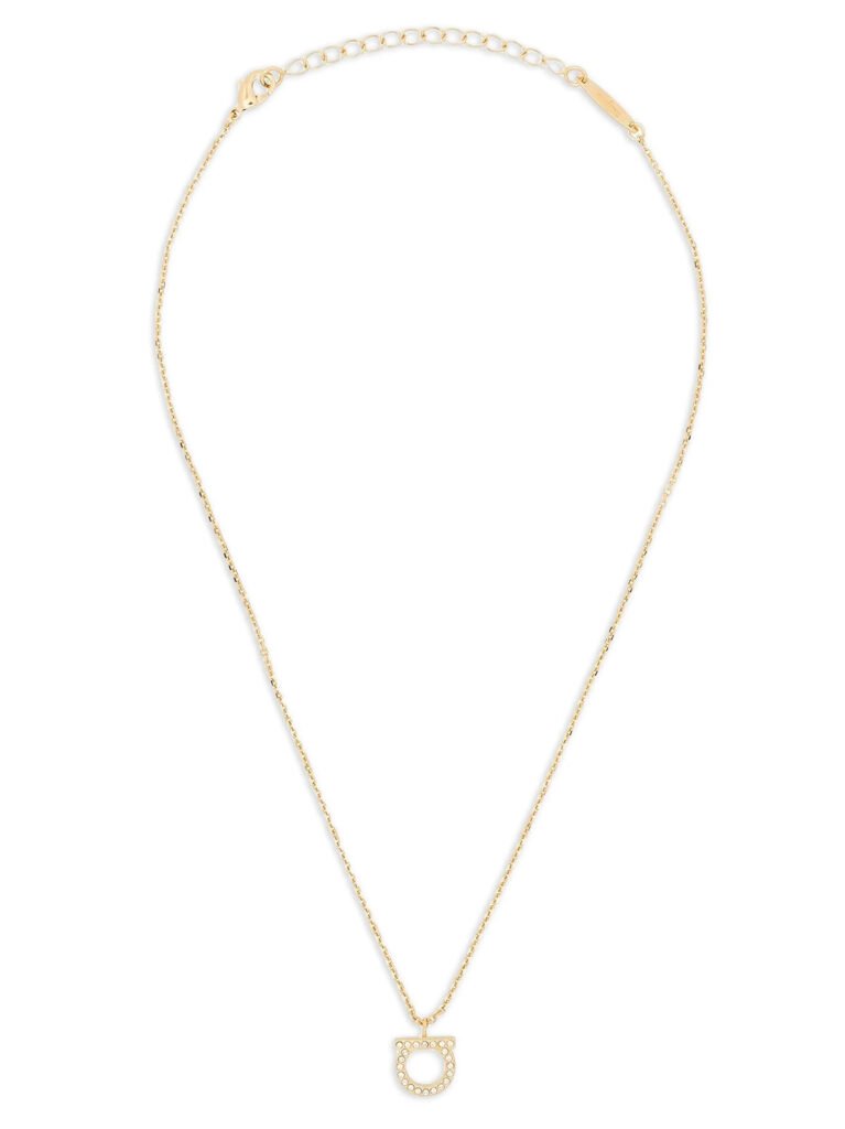 Ferragamo Gold Brass Necklace