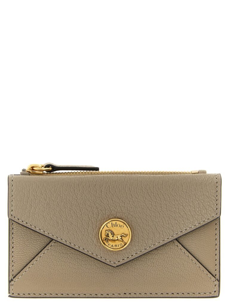 Chloé Beige Goatskin Cardholder