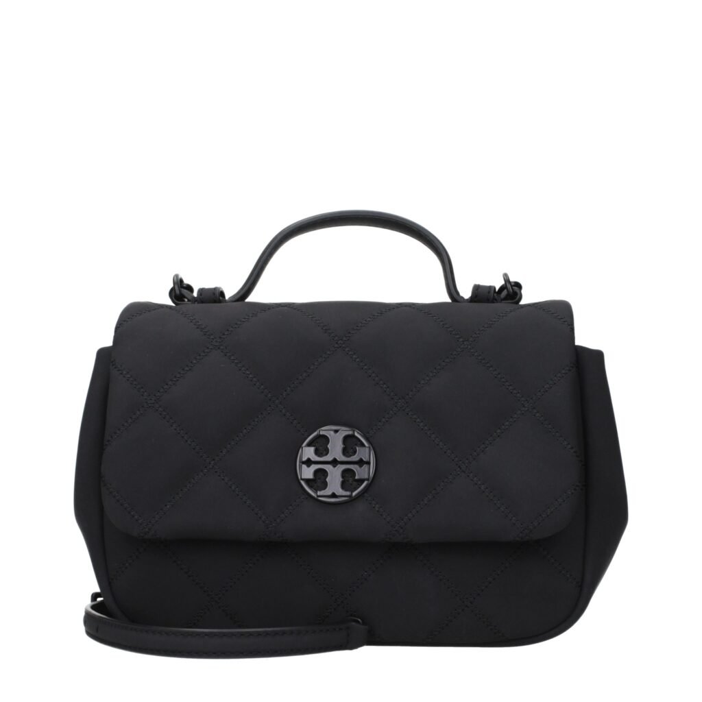 Tory Burch Black Fabric Handbag