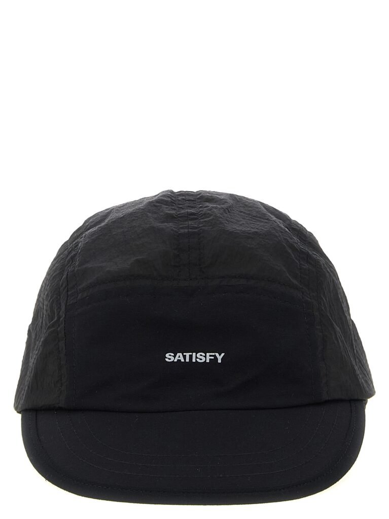 SATISFY Black Polyamide Cap (Baseball Hat)