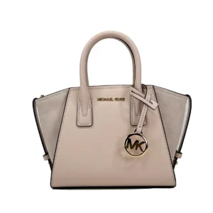 Michael Kors Avril Extra-Small Leather And Suede Satchel
