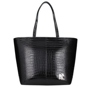Karl Lagerfeld Black Polyethylene Shoulder Bag