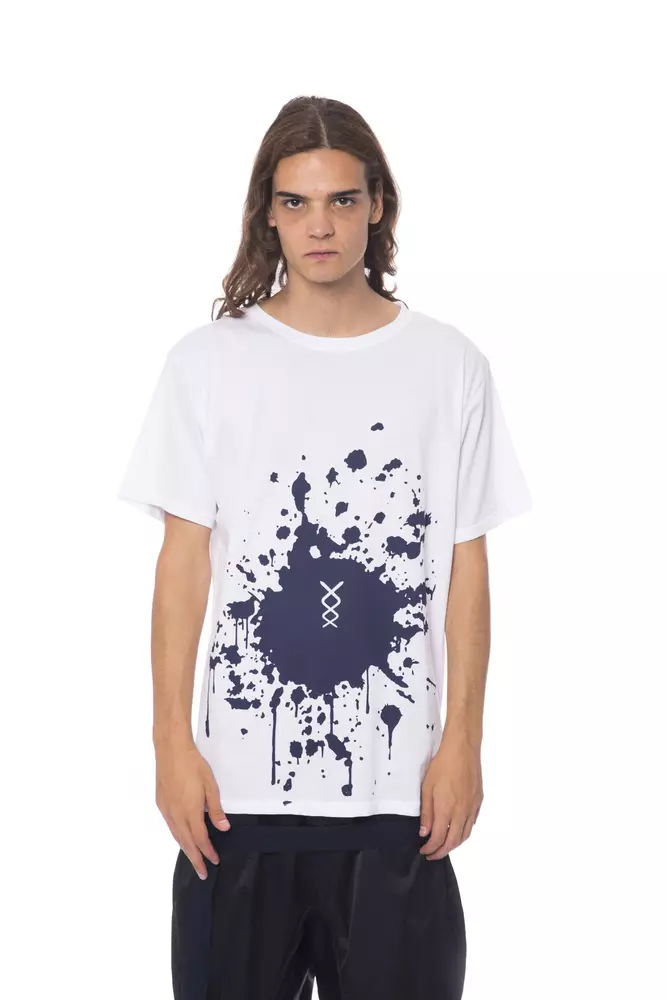 White Cotton Men's T-Shirt