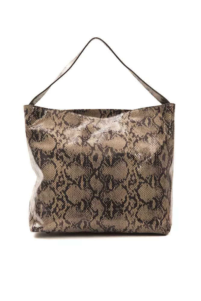 Brown Leather Women Shoulder Bag - Image 3