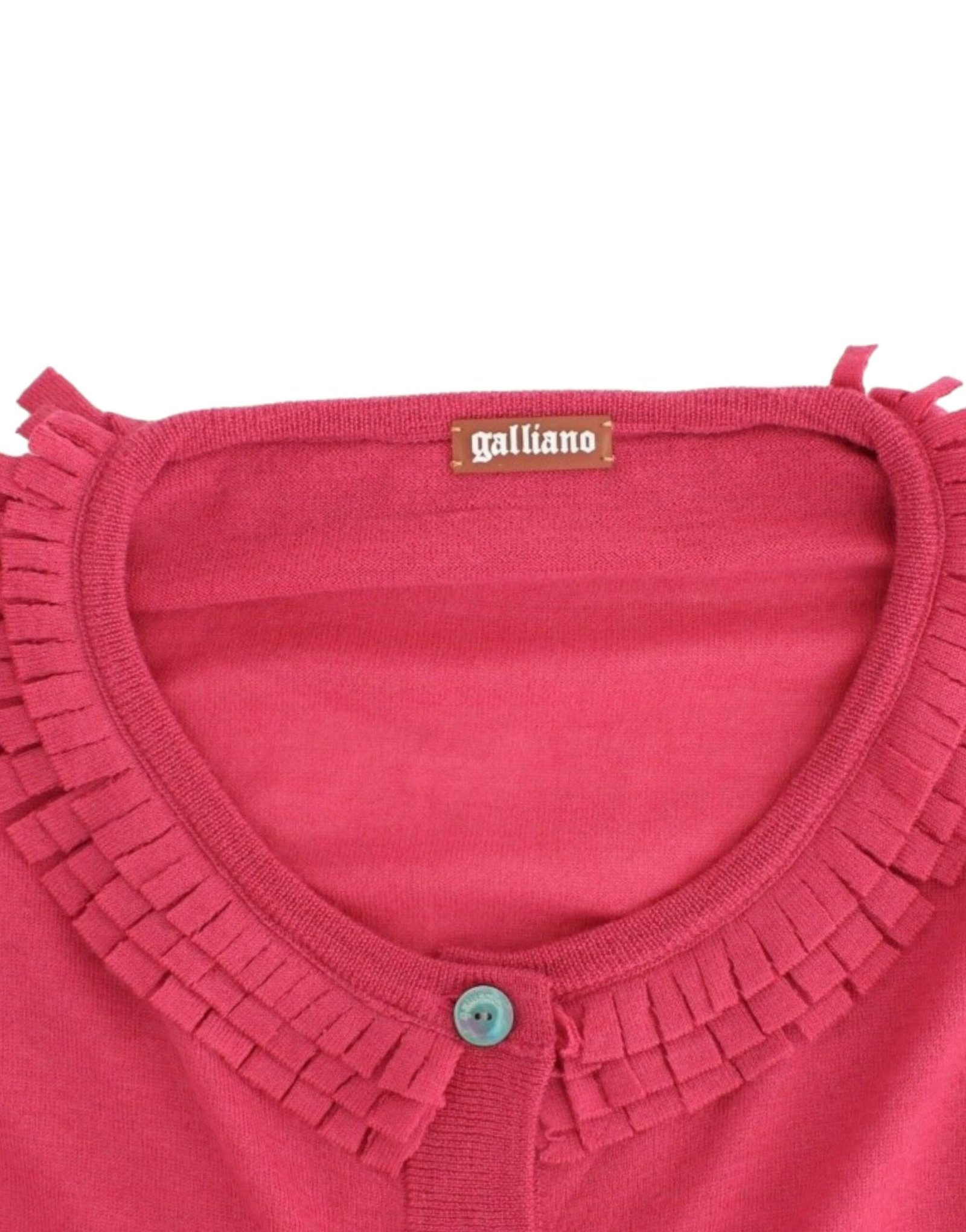 Pink wool cardigan - Image 7