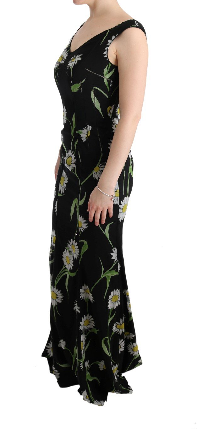 Sunflower Silk Stretch Sheath Dress - Image 2