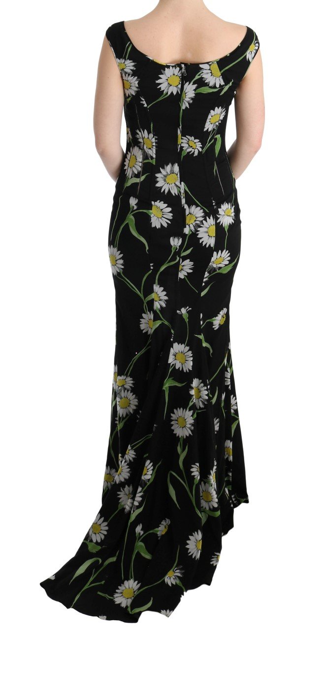 Sunflower Silk Stretch Sheath Dress - Image 3