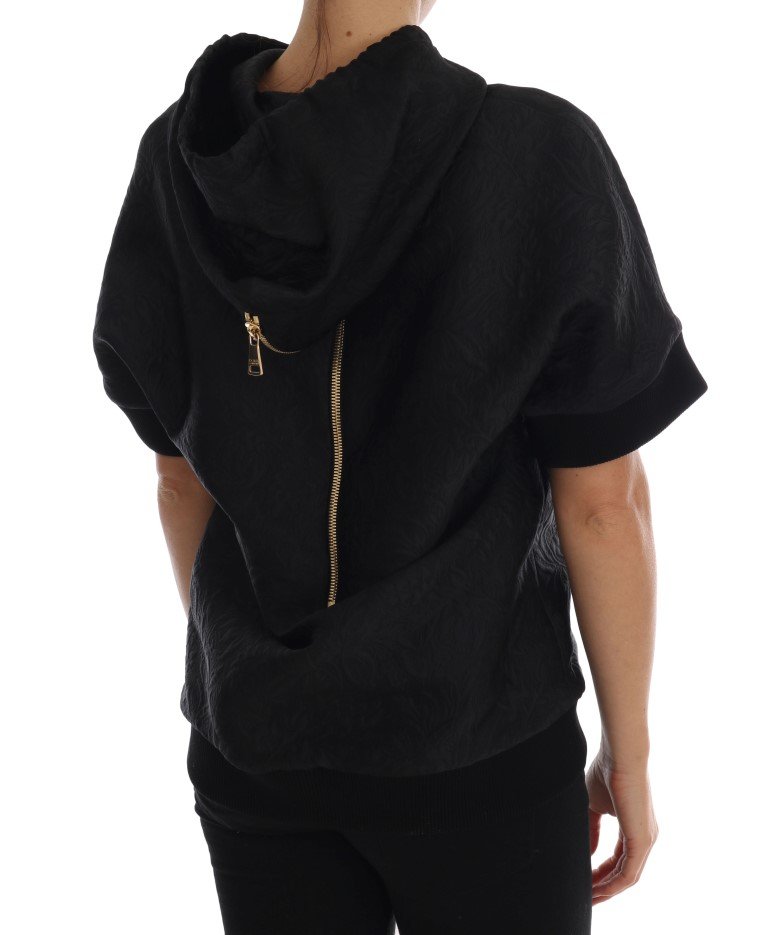 Black Fairy Tale Crystal Hooded Sweater - Image 3