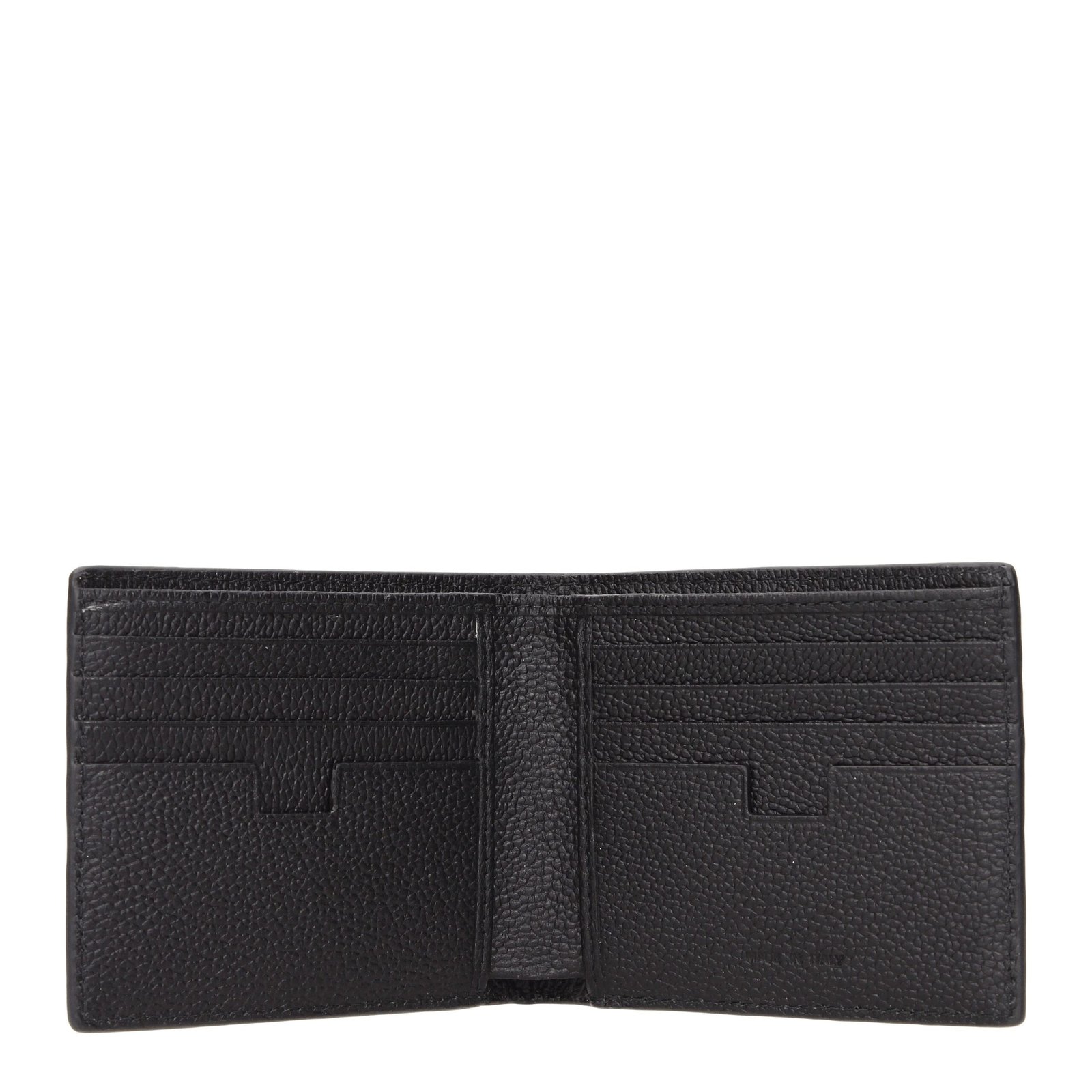 Testoni Black Leather Wallet - Image 2
