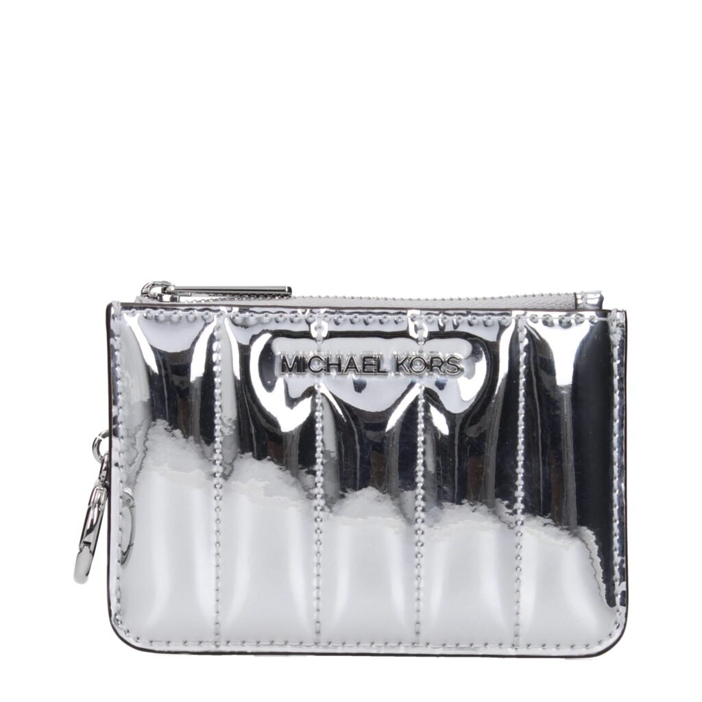 Michael Kors Gray Leather Wallet